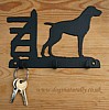 German Shorthaired Pointer Docked Tail Lead/Key Rack